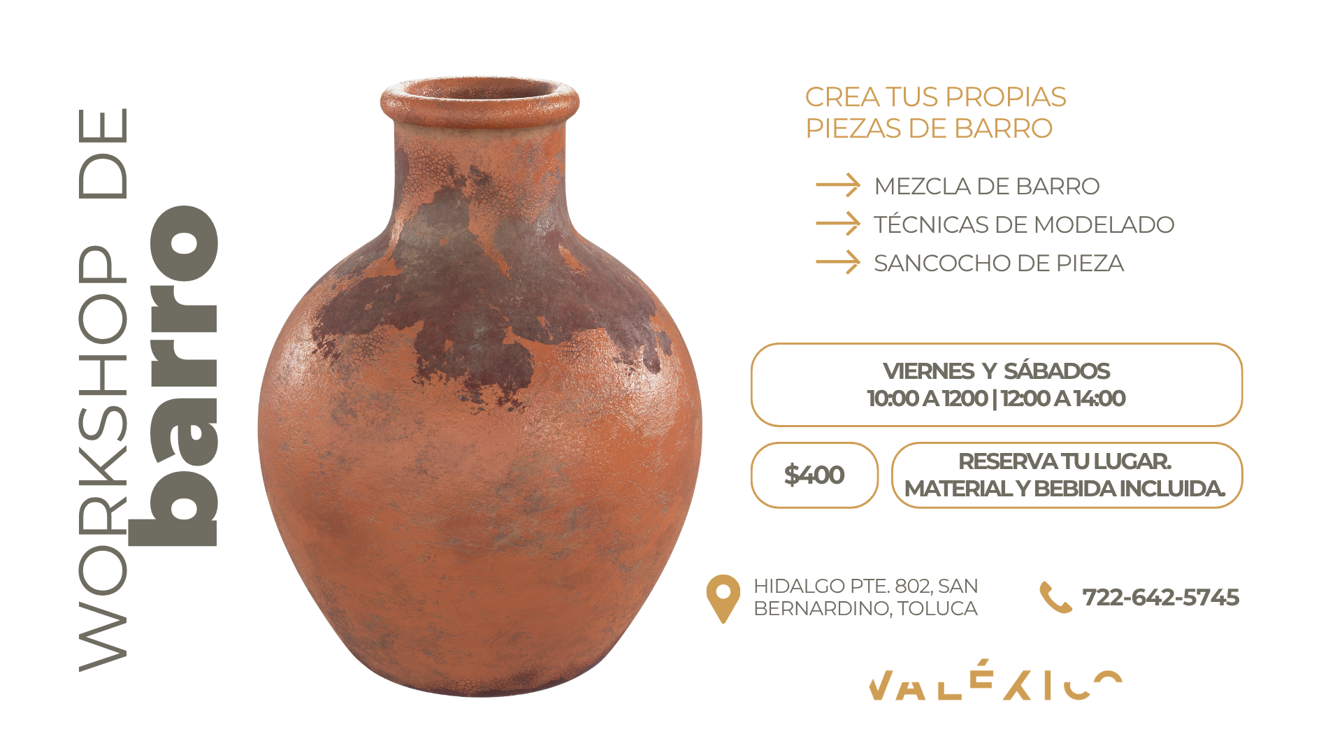 Clase creativa de barro