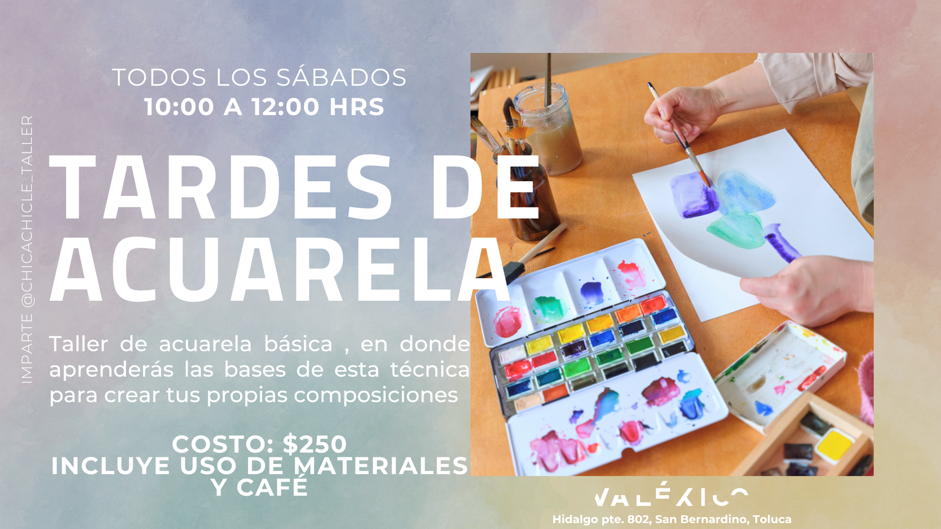 Clases de acuarela en Toluca